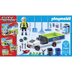 Playmobil® 71433 Agent entretien avec véhicule électrique