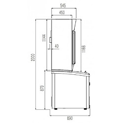 Vitrine Réfrigérée Murale Avec 2 ou 3 Portes - Positive & Négative - Combisteel