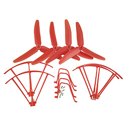 Trousse d'attelage à propulseur drone protège l'ensemble de cycles pour syma x5uw x5uc rouge