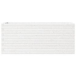 Acheter vidaXL Jardinière blanc 110x40x46 cm bois de pin massif