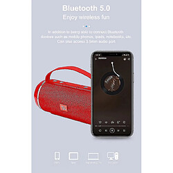 Avis Universal Le haut-parleur Bluetooth sans fil portable sans eau (rouge)