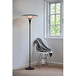 Luminaire Center Lampadaire DIABLO en Métal et Noir mat/Rouge Diamètre 50 Cm