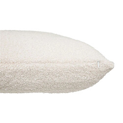 Atmosphera, Createur D'Interieur Coussin déhoussable Snowy - Bouclette unie - 40 x 40 cm - Ivoire pas cher