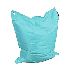 Jardindeco Grand coussin uni Maxi XL bleu aqua.