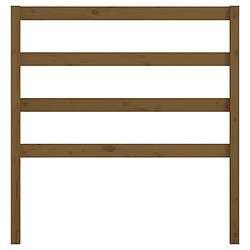 Acheter Maison Chic Tête de lit scandinave pour lit adulte,Meuble de chambre Marron miel 81x4x100 cm Bois massif de pin -MN25090