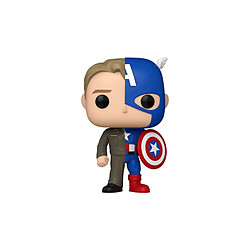 Funko Marvel - Figurine POP! Split- Captain A/Steve R 9 cm