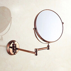 Avis Universal Luxe or rose extensible 8 pouces miroir miroir 360 degrés double mur monté miroir