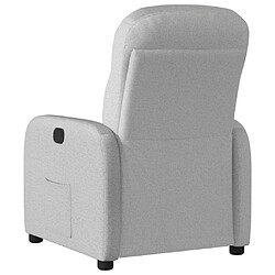 Acheter vidaXL Fauteuil inclinable gris nuage tissu