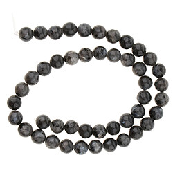 bricolage larvikite labradorite noire pierre gemme labradorite ronde perles en vrac 8mm