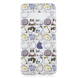 Wewoo Coque Fashion Etui de protection en TPU peint pour Galaxy S10e motif mini chat