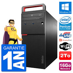 PC Tour Lenovo ThinkCentre M700 Intel G4400 RAM 16Go Disque 2To Windows 10 Wifi - Occasion