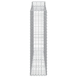 Acheter vidaXL Paniers à gabions arqués 8 pcs 200x30x120/140 cm Fer galvanisé