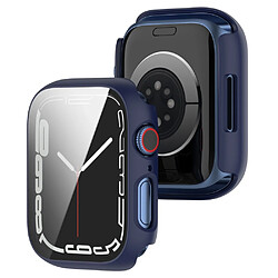 Coque en TPU anti-griffes, bleu foncé pour votre Apple Watch Series 7 41mm