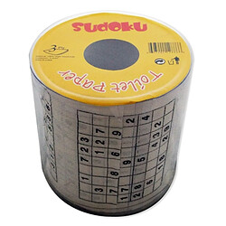 Totalcadeau Papier WC grilles de Sudoku PQ toillette