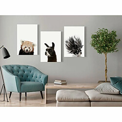 Paris Prix Tableau Imprimé Friendly Animals Collection 30 x 60 cm