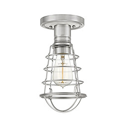 Elstead Lighting Plafonnier semi-encastré nickel brossé