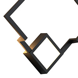 Avis Inspired Applique Murale Carrée, Dimmable, LED 18W, 3000K, 1150lm, Noir, 3 ans de Garantie