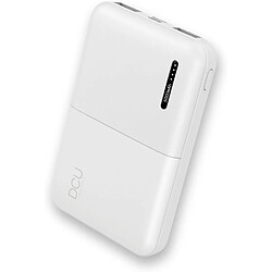 SANAG - Power Bank 5 000 Mah - Triple Sortie - 2 Ports Usb - Protection Intelligente De La Batterie - Comprend Un Câble Usb-C Pour Le Chargement - Couleur Blanc