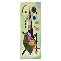 EPIKASA Impression sur Toile Kandinsky Sons Contrastés, Multicouleur, Polyester, 50x3x70 cm