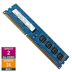 Barrette Mémoire 2Go RAM DDR3 Hynix HMT325U6BFR8C-H9 PC3-10600U 1333MHz 1Rx8 - Reconditionné