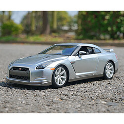 Universal Échelle 1: 18 Nissan GTR R35 modèle de voiture en alliage voiture moulée sous pression jouet de simulation adulte collection cadeau | Voiture jouet moulée sous pression.(Argent)