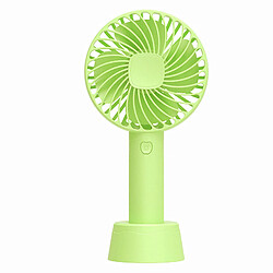 (Vert) Ventilateur Portable Mini Refroidisseur de Ventilateur à Main pour le Cou Réglable