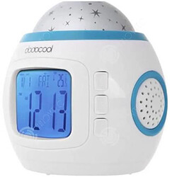 Avis INN Projecteur Radio Réveil étoile LED LCD Alarm Musique Thermomètre Pr Cateau Noël Ciel étoilé LED reveil pour les enfants