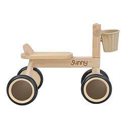 Acheter Sunny Mini Walker Draisienne - Bois | Draisienne 4 roues | Draisienne pour enfants pour l'intérieur et l'extérieur | Vélo Draisienne pour bébés avec panier pour garçons/filles de 1,5 à 3 ans