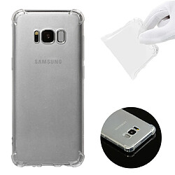 Wewoo Coque Souple Housse de protection en TPU antichoc pour Galaxy S8 Transparent pas cher