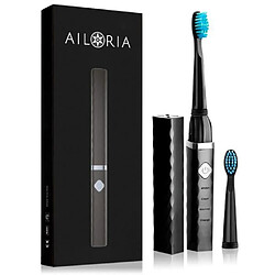 AILORIA FLASH TRAVEL FT-271B 50345222 - Brosse a dents de voyage a technologie sonique USB - Noir et argent