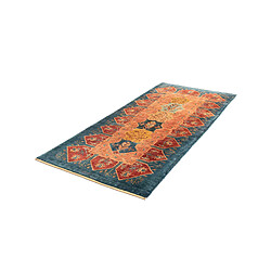 Vidal Tapis de couloir en laine 203x89 bleu Kashkuli