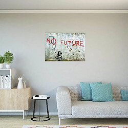 EPIKASA Impression sur Toile Banksy No Future