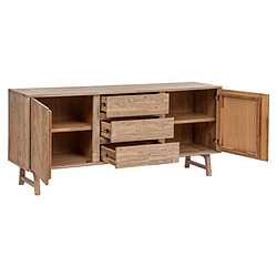 Pegane Buffet en bois d'acacia coloris Beige - Longueur 180 x Profondeur 45 x Hauteur 80 cm