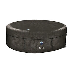 Avis NetSpa Spa gonflable boa rond noir effet croco - 5 places