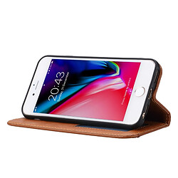 Acheter Wewoo Housse Coque Étui en cuir à rabat horizontal avec texture de peau pour iPhone 6 / iPhone 7 / iPhone 8avec cadre photosupportporte-cartes et portefeuille noir