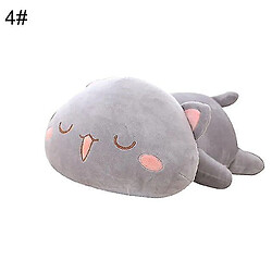 Universal Peluche chat mensonger de 50 cm mignon peluche chat noir poupée peluche dessin animé oreiller coussin cadeau enfant