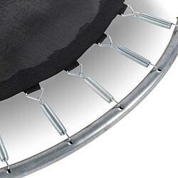 Exit Toys Trampoline sur pieds rond 305cm noir et filet de sécurité Sihouette EXIT