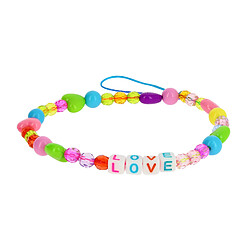 Avizar Bijou de Téléphone Bracelet 25cm Collection Lovely Multicolore