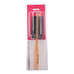 Beter - HAIR BRUSH round with mixed bristles & oak body 40 mm 1 pz