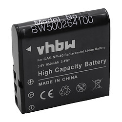 vhbw Batterie compatible avec BenQ DC série E520, E530, P500, P600 appareil photo reflex (950mAh, 3,6V, Li-ion)