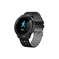 YP Select 1.22 pouces Écran couleur Pression artérielle Moniteur de fréquence cardiaque Sport Bluetooth Smart Wristband Watch-NOIR