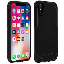 Avis Griffin Technology, Inc. Coque iPhone X Protection Antichocs 2.1m hauteur Griffin Survivor Strong - Noir