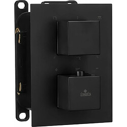 DEANTE BXY_Neat Panneau de Robinet pour Le mélangeur thermostatique encastré Box, Nero