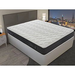 Materassi&Doghe Matelas 180x200 rafraîchissant à mémoire de forme 11 zones différentes - Orthopédie - Anatomique - Antibactérien – Anti-acarien