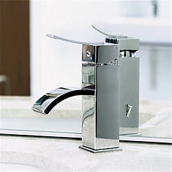 Robinet pour vasque mitigeur de lavabo bas en laiton chrome