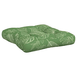 Acheter vidaXL Coussins de palette lot de 3 motif de feuilles tissu Oxford