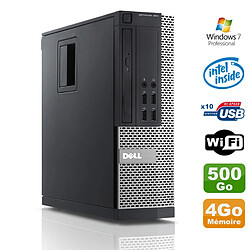 PC Dell Optiplex 990 SFF Intel G630 2.7GHz 4Go Disque 500Go DVD Wifi W7 - Occasion