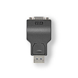 NEDIS Adaptateur DisplayPort vers VGA DisplayPort Mâle - VGA Femelle Noir