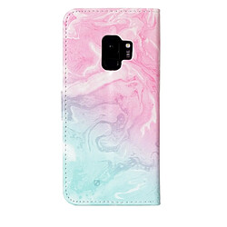 Avis Wewoo Housse Étui vert pour Samsung Galaxy S9 Rose Marbre Motif Horizontal en cuir Flip avec Titulaire & Card Slots & Wallet