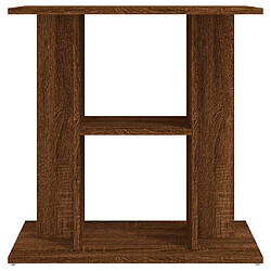 Avis vidaXL Support pour aquarium chêne marron 60x30x60cm bois d'ingénierie